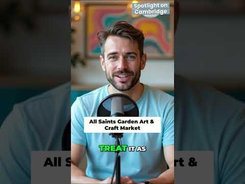 Discover Unique Crafts: All Saints Garden Art Market Finds! #shorts