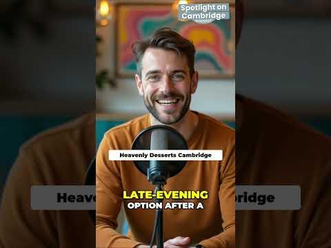 Heavenly Desserts: Cambridge's Sweetest Evening Spot! #shorts